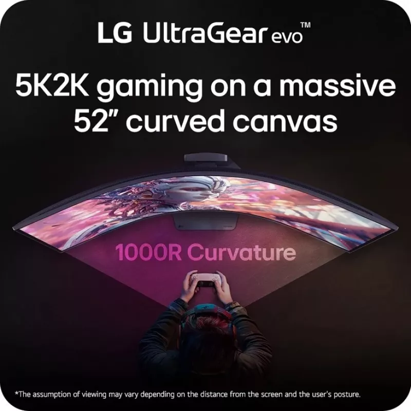 LG 52G930B-B.AEU kompiuterio monitorius 132,1 cm (52 col.) 5120x2160 pikseliai juodas