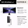 LG 52G930B-B.AEU kompiuterio monitorius 132,1 cm (52 col.) 5120x2160 pikseliai juodas