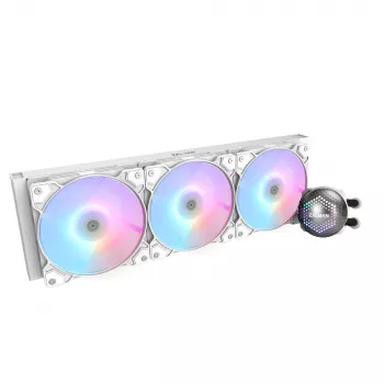 Zalman ALPHA36 White CPU skysčio aušintuvas 360mm radiatorius 3 x 120 mm ventiliatorius ARGB siurblys