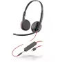 Ausinės HP POLY Blackwire 3225 – laidinės, USB Type-C, lankeliu, 20–20000 Hz, 121 g, juodos