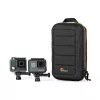 Fototechnikos dėklas Lowepro HARDSIDE CS 60 – kietas kompaktiškas dėklas, 140×85×227 mm, juodas/oranžinis