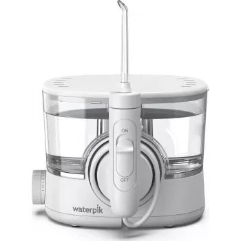 Vandens irigatorius Waterpik WF-11 ION belaidis įkraunamas – baltas, nešiojamas burnos drėkintuvas