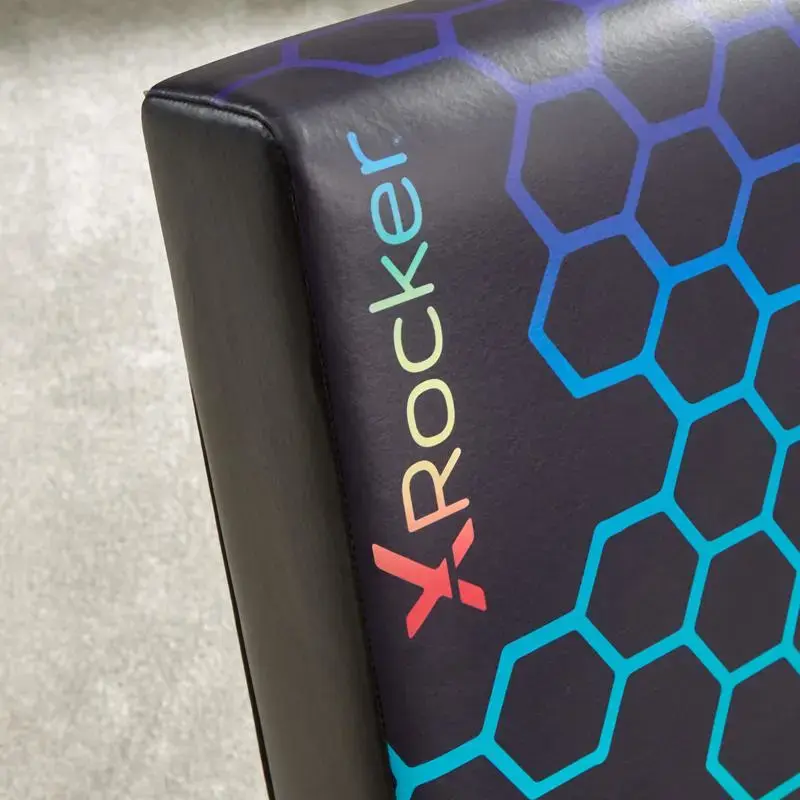 Žaidimų kėdė X Rocker Neo Hex Edition – paminkštinta sėdynė ir atlošas, 410 mm plotis, 855 mm gylis, 650 mm aukštis