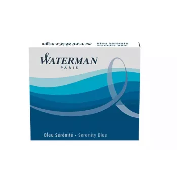 Pildymo šerdelė Waterman S0110950 mėlyna 6 vnt.
