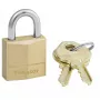 MASTER LOCK 120EURD spynos korpusas iš masyvaus žalvario, 20 mm pločio, skirtas lagaminų rakinimui