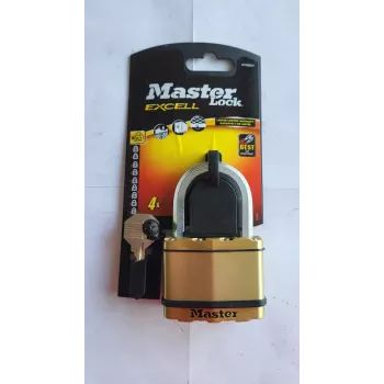 MASTERLOCK M15BEURDLF laminuoto plieno spyna 64 mm su raktu