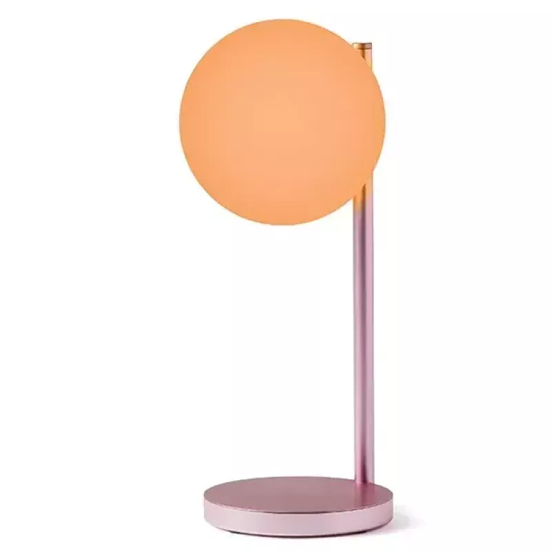 Stalinė LED lempa Lexon Bubble Lamp LH70LP šviesiai rožinė 15W su belaidžiu įkrovikliu