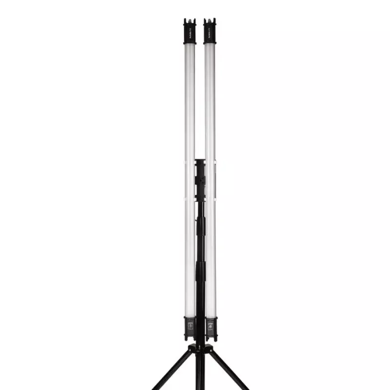 Nanlite Pavotube Double Bank 2 T12 LED lazdų tvirtinimo rinkinys juodas
