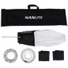 Nanlite LT-FZ60 šviesos modifikatorius sidabrinis baltas 45 cm skersmens
