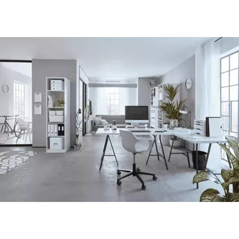 Kietas segtuvas Leitz WOW A4, metalas/polistirenas, juodas