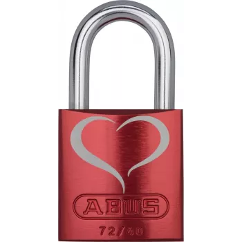 Spynos ABUS 72/40 Look 2 SL 6 su nerūdijančio plieno kilpa, 40 mm korpusas