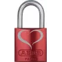 Spynos ABUS 72/40 Look 2 SL 6 su nerūdijančio plieno kilpa, 40 mm korpusas