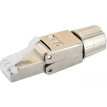 RJ-45 jungtis Schwaiger NWST811 531 sidabrinė vyriška 15 mm plotis