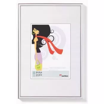 Paveikslėlių rėmelis Walther Design New Lifestyle sidabrinis 18x24 cm