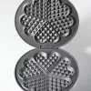 Vafelinė Cloer 1629 5 širdelės formos vafliai 930 W juoda metalinė