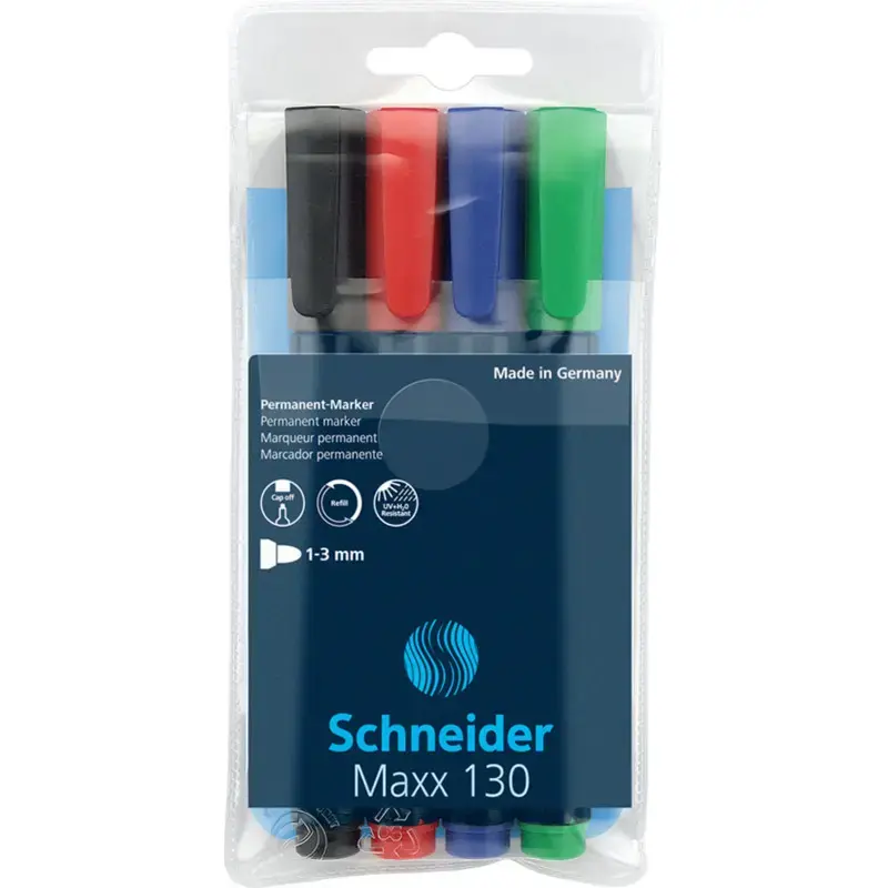 Markeris Schneider Schreibgeräte Maxx 130 nuolatinis rašalas juodas