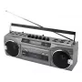 Nešiojamas kasečių grotuvas Soundmaster SRR80TI su DAB+ ir FM, LCD ekranu, 3 W RMS, 3,5 mm ausinėms, baterija/230V
