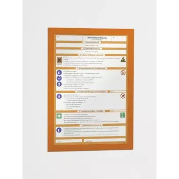 Magnetinis rėmelis Durable DURAFRAME A4 oranžinis