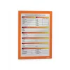 Magnetinis rėmelis A4 Durable DURAFRAME Oranžinis