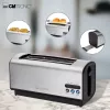 Skrudintuvas Clatronic TA 3687 4 riekės 1200 W Juodas Nerūdijantis plienas