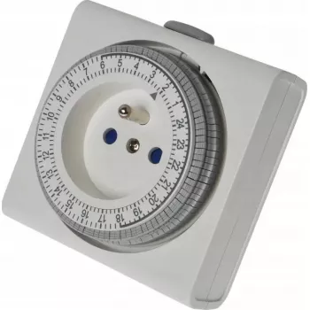Mechaninis laikmatis REV 0025020109 WS compact white – paros analoginis laikmatis