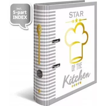 Segtuvas Herma Star of the Kitchen A4 19662 – aplankas su žiediniu mechanizmu A4 dokumentams