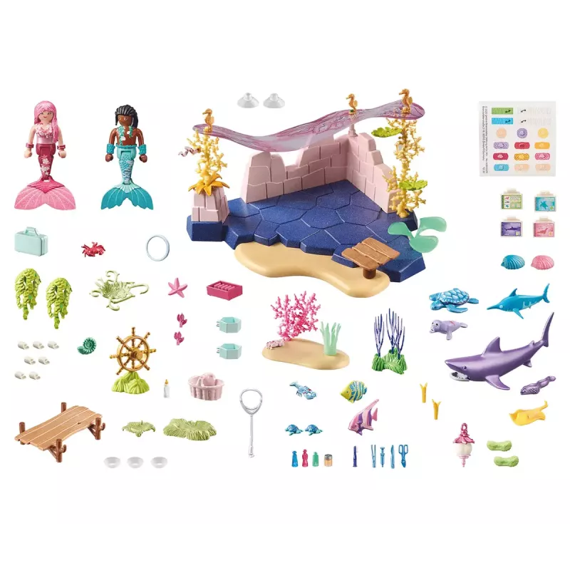 Žaidimų rinkinys PLAYMOBIL Princess 71499 Undinėlių jūros gyvūnų priežiūra, 4-10 m., įvairiaspalvis