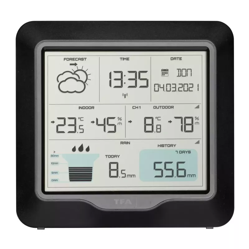 Belaidė meteorologinė stotelė su kritulių matuokliu TFA-Dostmann 35.1160.01