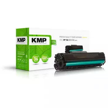 KMP kasetė HP Q2612A juoda 4000 puslapių