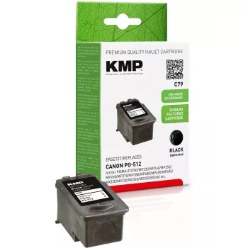 Kasetė KMP Canon PG512 juoda