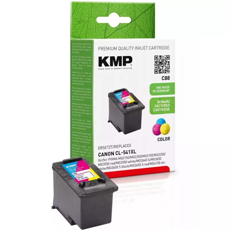 Kasečių rinkinys KMP Canon CL-541XL spalvotas