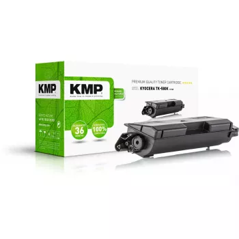 KMP K-T49 suderinama tonerio kasetė, skirta Kyocera TK-580C, žydros spalvos, 2800 puslapių