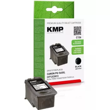 KMP C136 kasetė, suderinama su Canon PG-560 XL, juoda