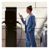ABL eM4 Twin Black sieninė elektromobilių įkrovimo stotelė 22 kW, 2x Type 2, lauko
