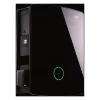 ABL eM4 Twin Black sieninė elektromobilių įkrovimo stotelė 22 kW, 2x Type 2, lauko