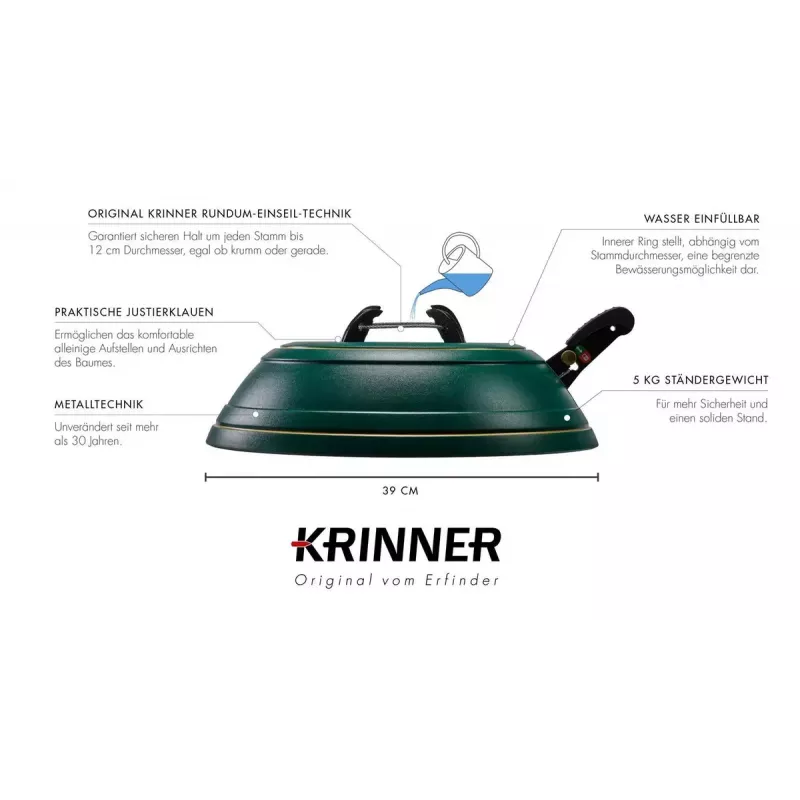 Krinner Classic Green 94001 – eglutės stovas