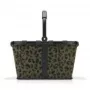Pirkinių krepšys Reisenthel carrybag juodas/rudas, aliuminio rėmas, poliesteris, 22 L, 480×280 mm