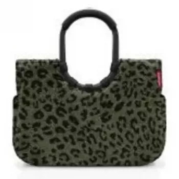 Pirkinių krepšys Reisenthel loopshopper L — 25 L, 460×250 mm, aliuminio rėmas, juoda/ruda