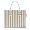 Reisenthel Daily Shopper rankinė – poliesteris, 14 L, 420×170 mm, smėlio/baltos spalvos