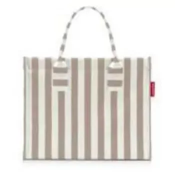 Reisenthel Daily Shopper rankinė – poliesteris, 14 L, 420×170 mm, smėlio/baltos spalvos