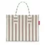 Reisenthel Daily Shopper rankinė – poliesteris, 14 L, 420×170 mm, smėlio/baltos spalvos