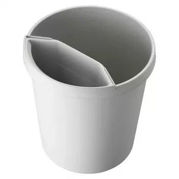 Šiukšliadėžė Helit H6105882 18 L apvali plastikinė pilka