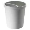 Šiukšliadėžė Helit H6105882 18 L apvali plastikinė pilka
