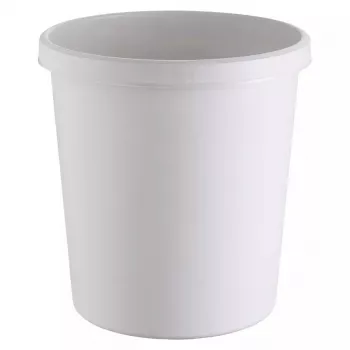 Šiukšliadėžė Helit H6105882 18 L apvali plastikinė pilka