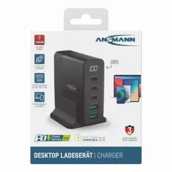 Vidinis įkroviklis Ansmann DC5140PD Universal Juodas USB Greitas Įkrovimas