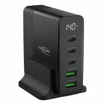 Vidinis įkroviklis Ansmann DC5140PD Universal Juodas USB Greitas Įkrovimas