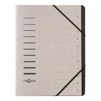 Pagna A4 skirtukinis aplankas pilkas 40059-21