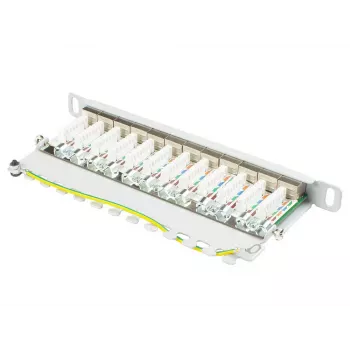 Patch panelė Alcasa GC-N0132 12 prievadų 10 Gigabit Ethernet 0,5U