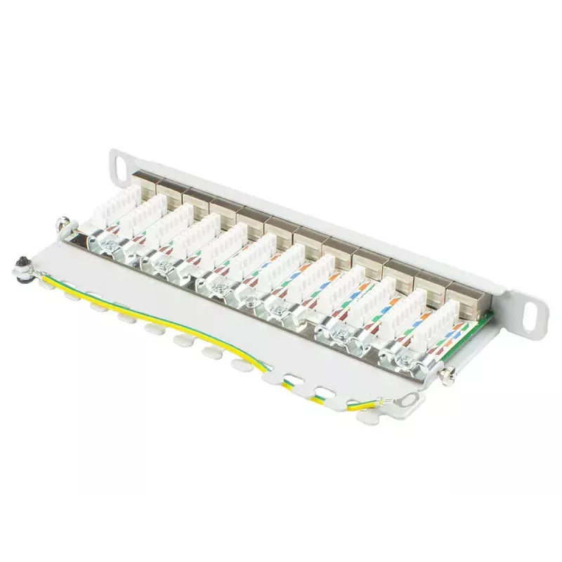 Patch panelė Alcasa GC-N0132 12 prievadų 10 Gigabit Ethernet 0,5U
