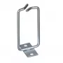 EFB Elektronik 699991.2 kabelių kreipimo laikiklis, 40 x 80 mm, pilkas, cinkuotas plienas